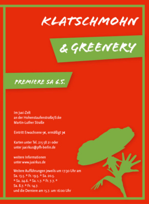 Programmheft 2017 | Klatschmohn und Greenery